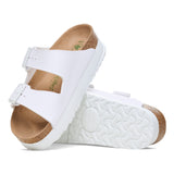 Birkenstock Ciabatta donna 2 fasce in birko flor bianco