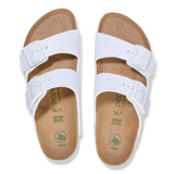 Birkenstock Ciabatta donna 2 fasce in birko flor bianco