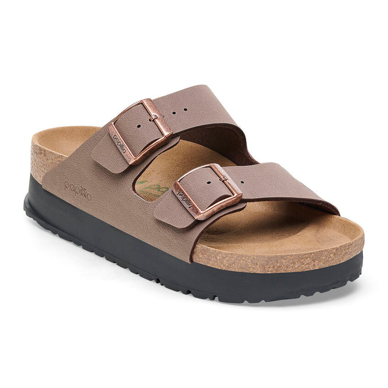 Birkenstock Ciabatta donna Arizona platform veg birko flor mocca