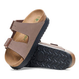 Birkenstock Ciabatta donna Arizona platform veg birko flor mocca