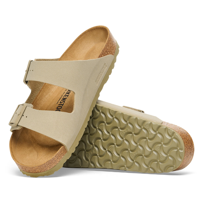 Birkenstock Ciabatta uomo 2 fasce birko flor feded khaki