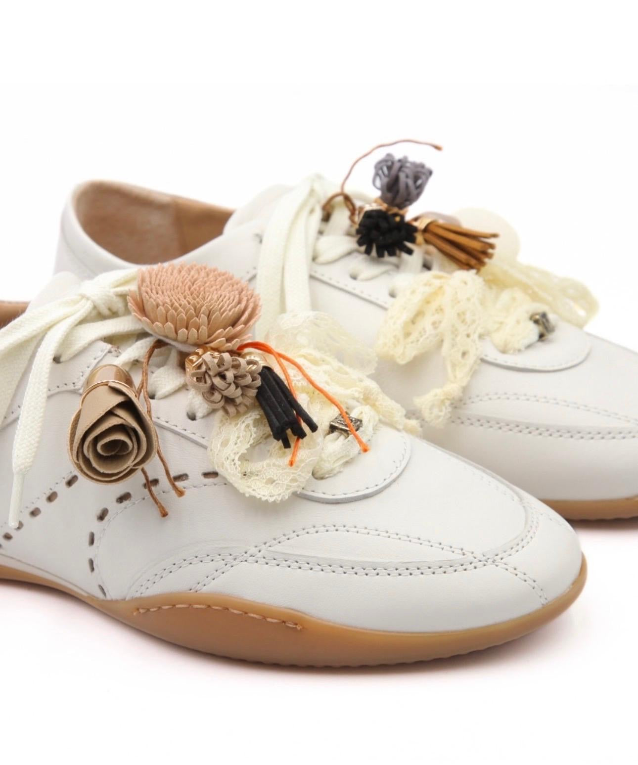 MÈLINÈ SNEAKERS MIU MIU IN PELLE CON CHARMS