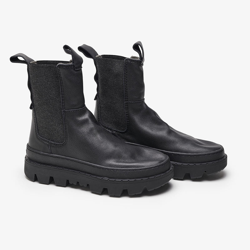 SATORISAN STIVALETTO BEATLES UNALOME ELASTICI BLACK