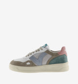 Victoria Sneaker donna in ecopelle bianca e multicolore