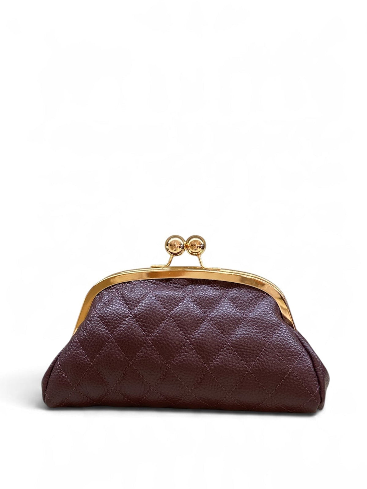 SUSY MIX POCHETTE CLUTCH TRAPUNTATO BORDEAUX