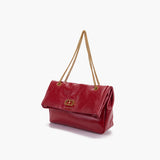 La Carrie Borsa maxi pochette in ecopelle rossa