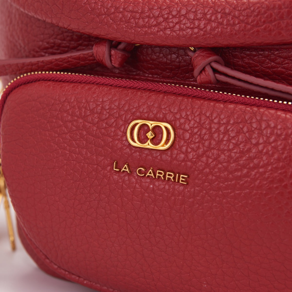 La Carrie marsupio donna in ecopelle rosso