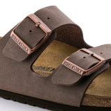 Birkenstock Ciabatta donna 2 fasce birko flor nubuck mocca