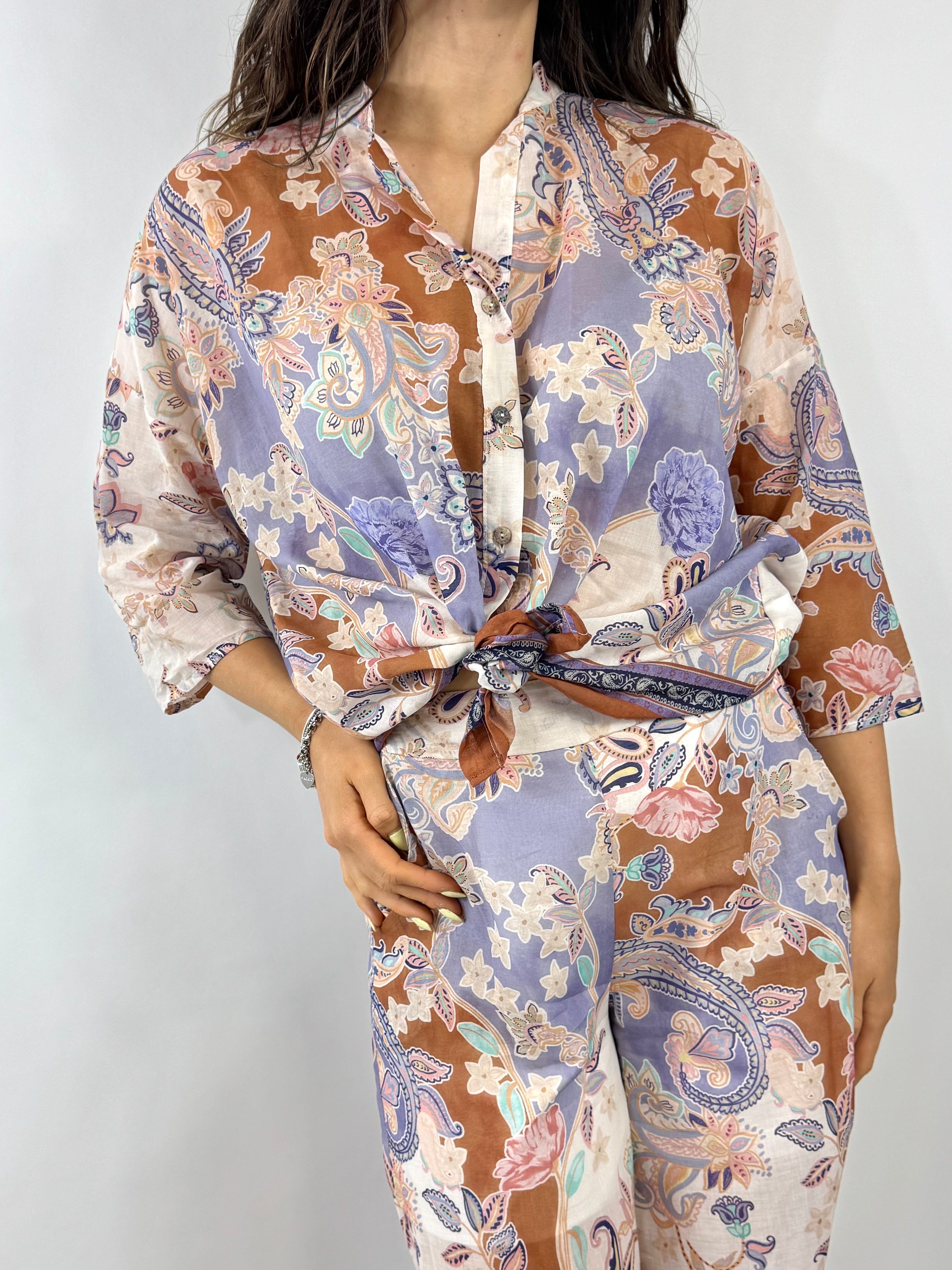 SUSYMIX CAMICIA FANTASIA CASHMERE
