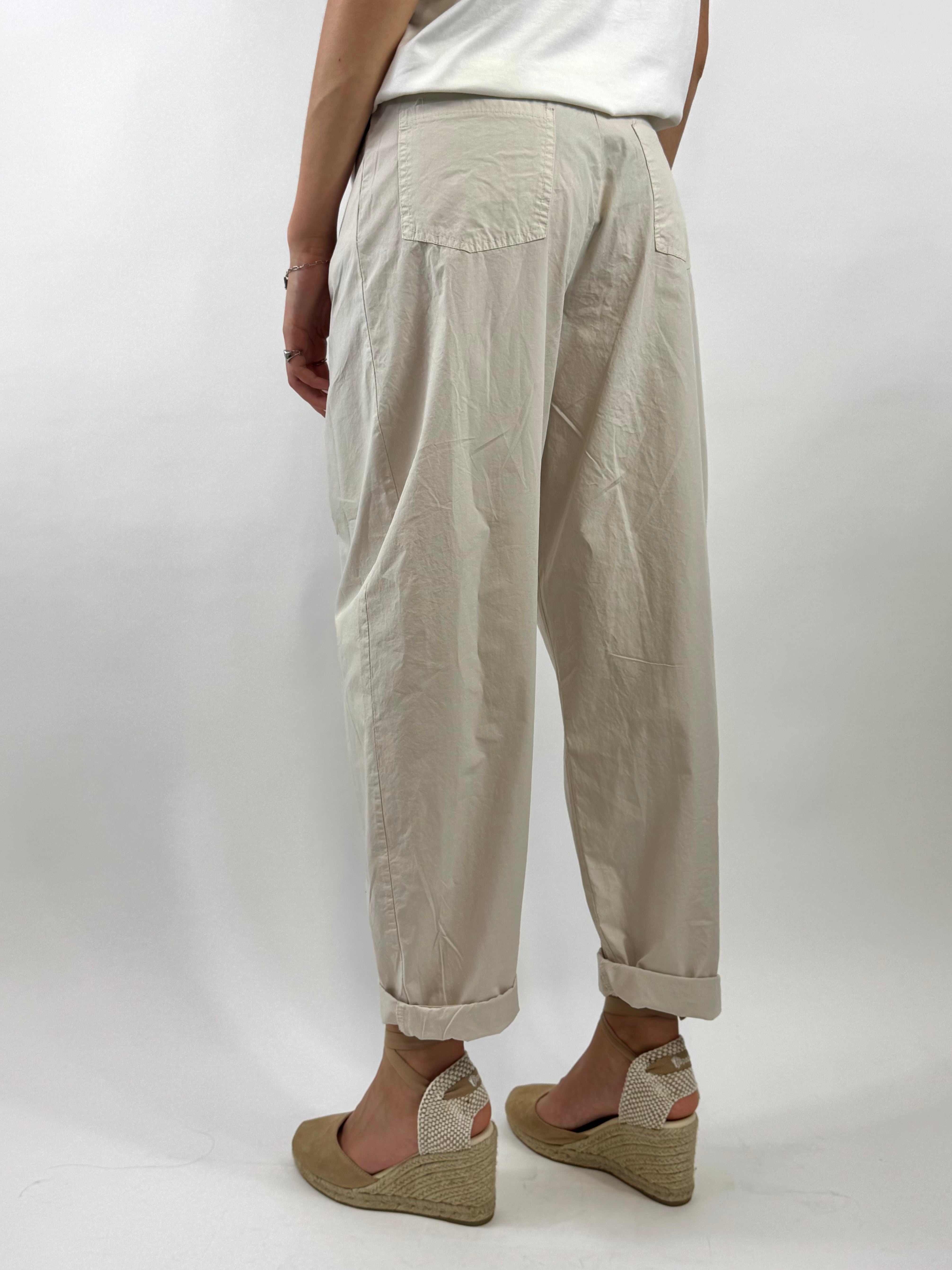 SUSY MIX PANTALONE OVETTO BEIGE