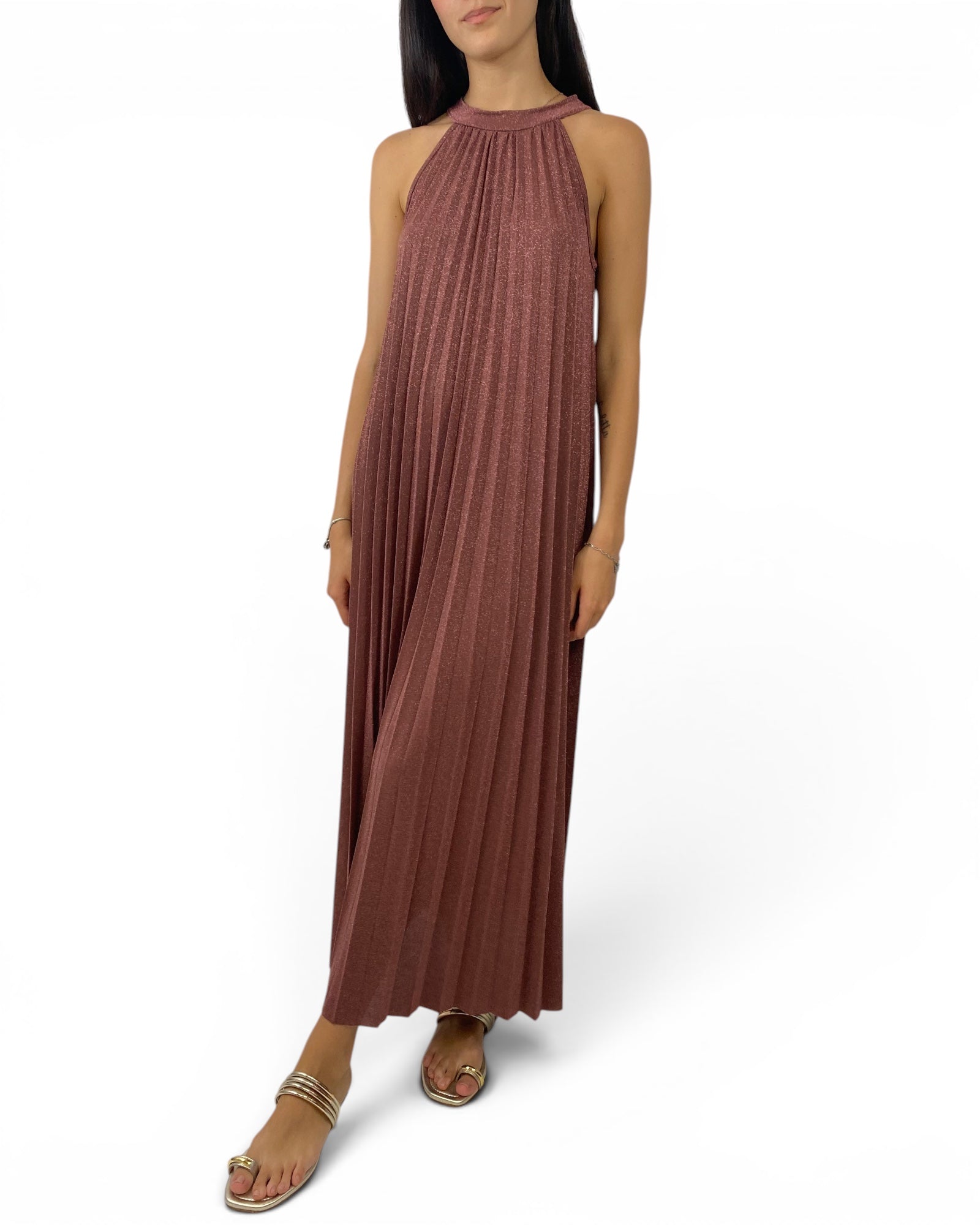 CECILE ABITO LUREX BLUSH