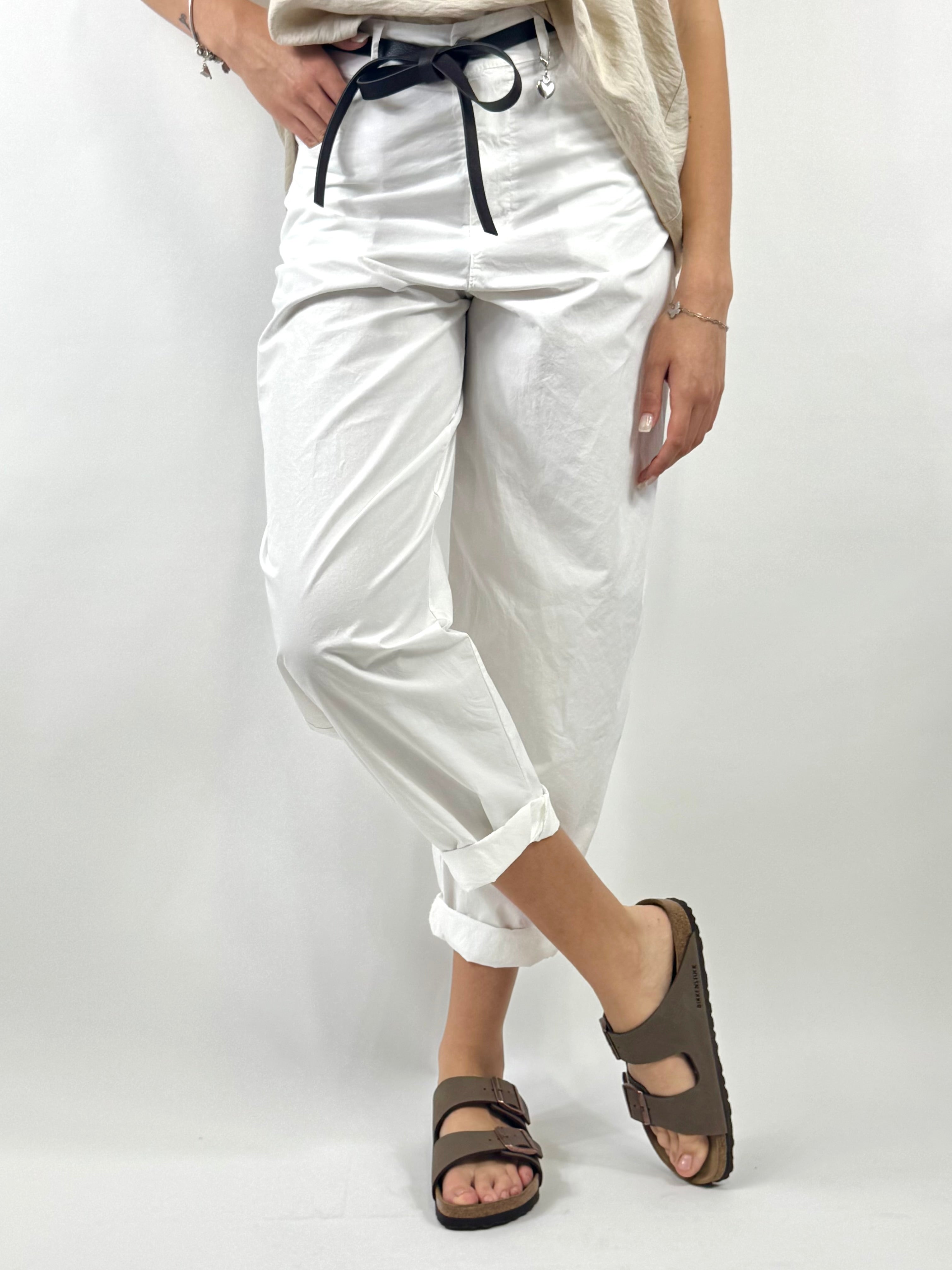 SUSY MIX PANTALONE CUORICINO LATTE