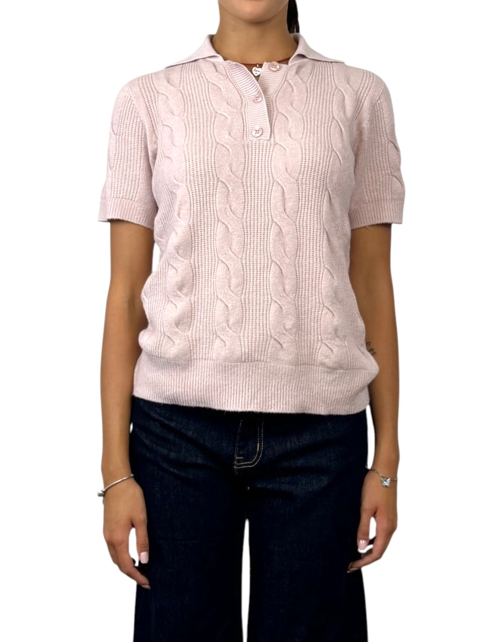 SUSY MIX POLO MEZZA MANICA ROSA