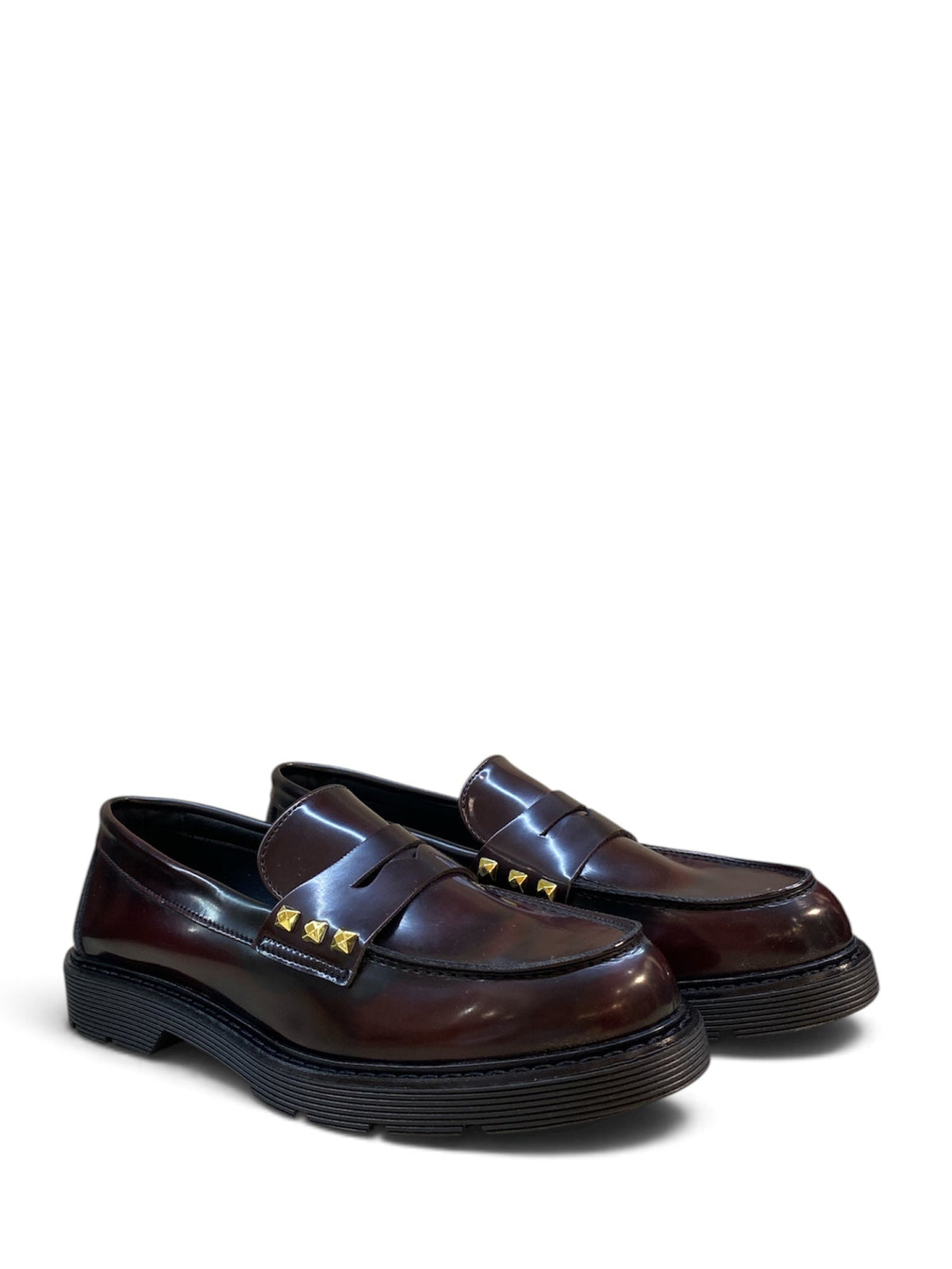 BOTTEGA LOTTI MOCASSINI ASTRY BORCHIE BORDEAUX