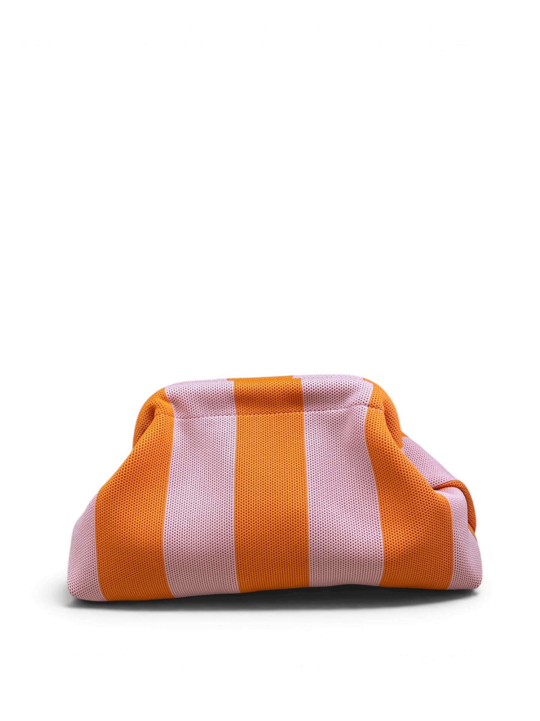 STICKY BESTIE POCHETTE RIGHE ROSA E ARANCIO