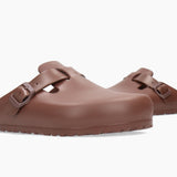 Birkenstock Sabot uomo in Eva colore roast