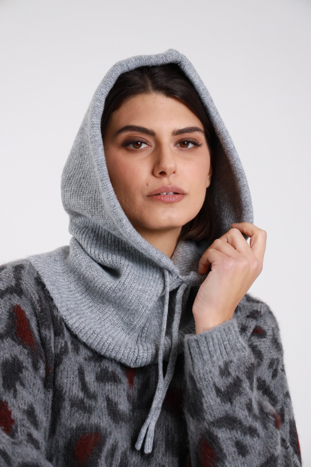 SUSY MIX BERRETTO BALACLAVA GRIGIO