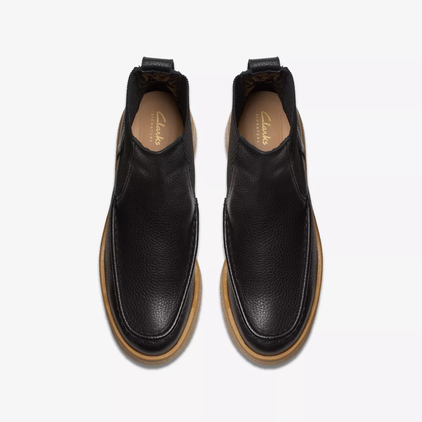 Clarks Stivaletto donna modello beatles pelle bottalata nera