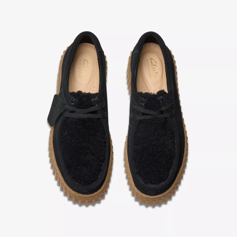 Clarks Scarpa donna modello ingegnere suede nero