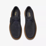 Clarks Scarpa uomo modello ingegnere in suede blu navy