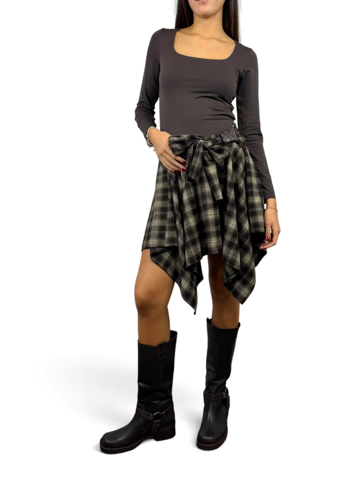 CECILE GONNA IN CHECK MARRONE