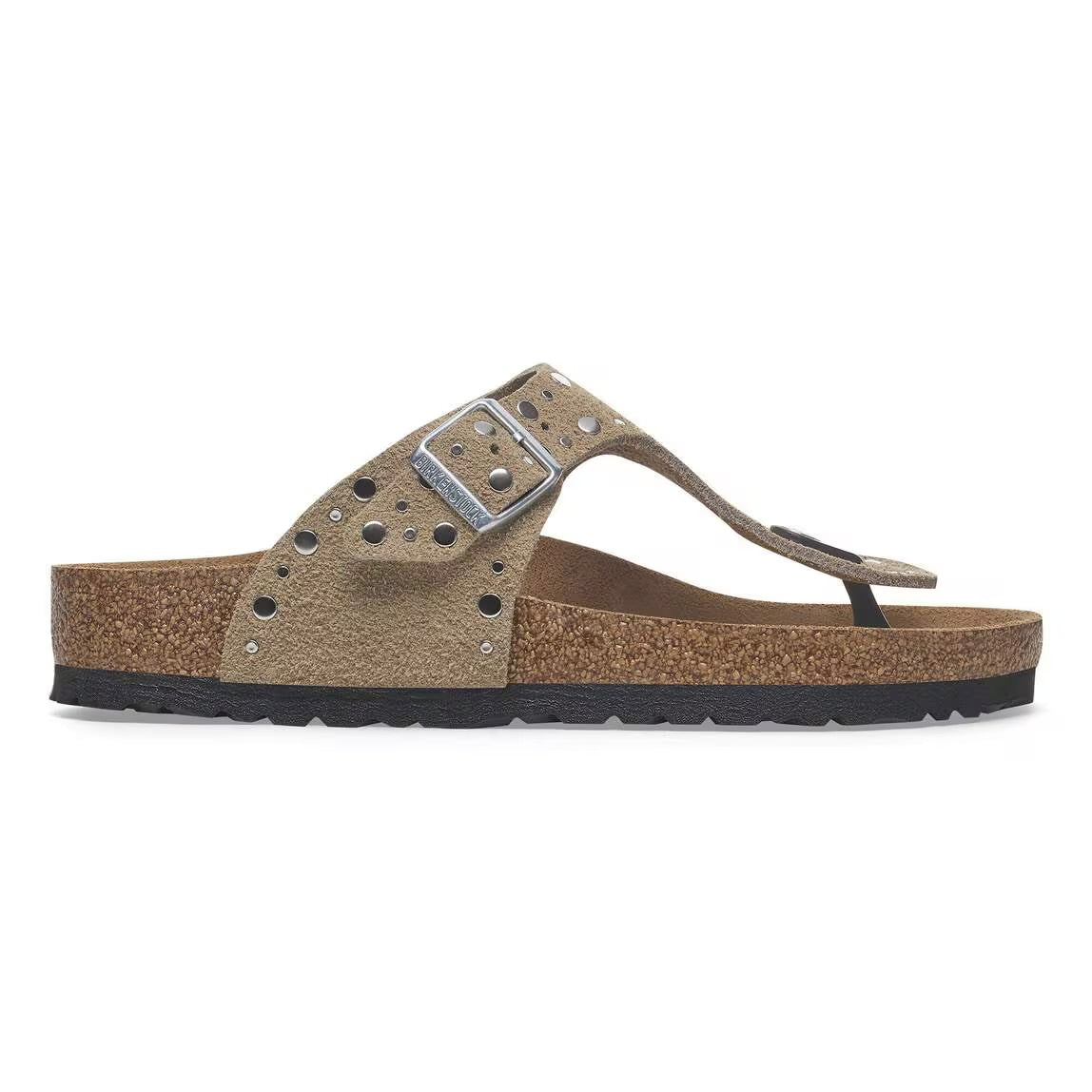 BIRKENSTOCK GIZEH RIVET TAUPE
