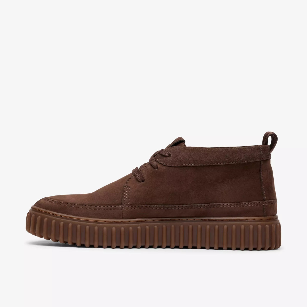 CLARKS SCARPE ALLACCIATE THORILL LACE HI MARRONE SCURO