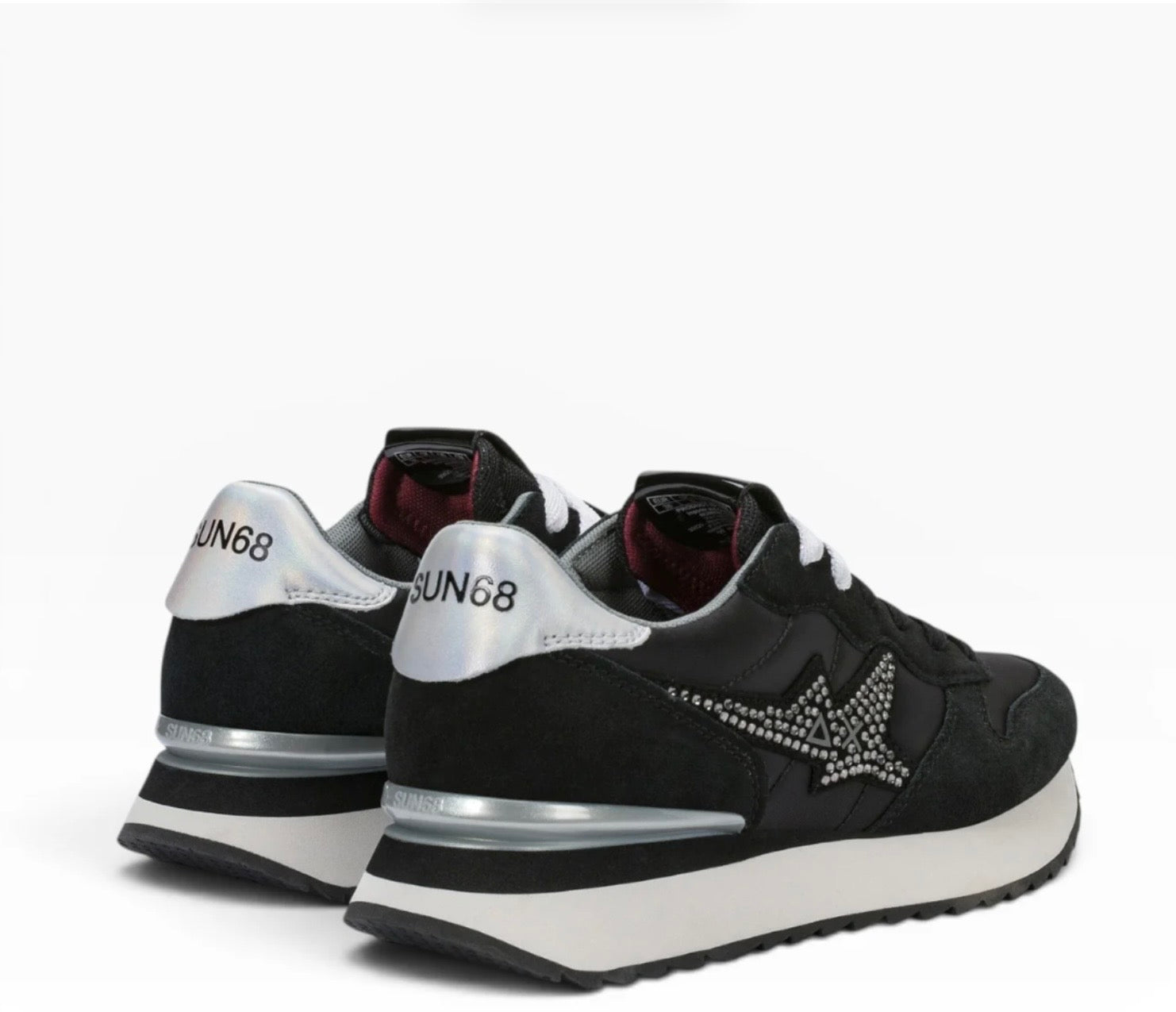 SUN68 SNEAKERS DONNA STARGIRL NERO