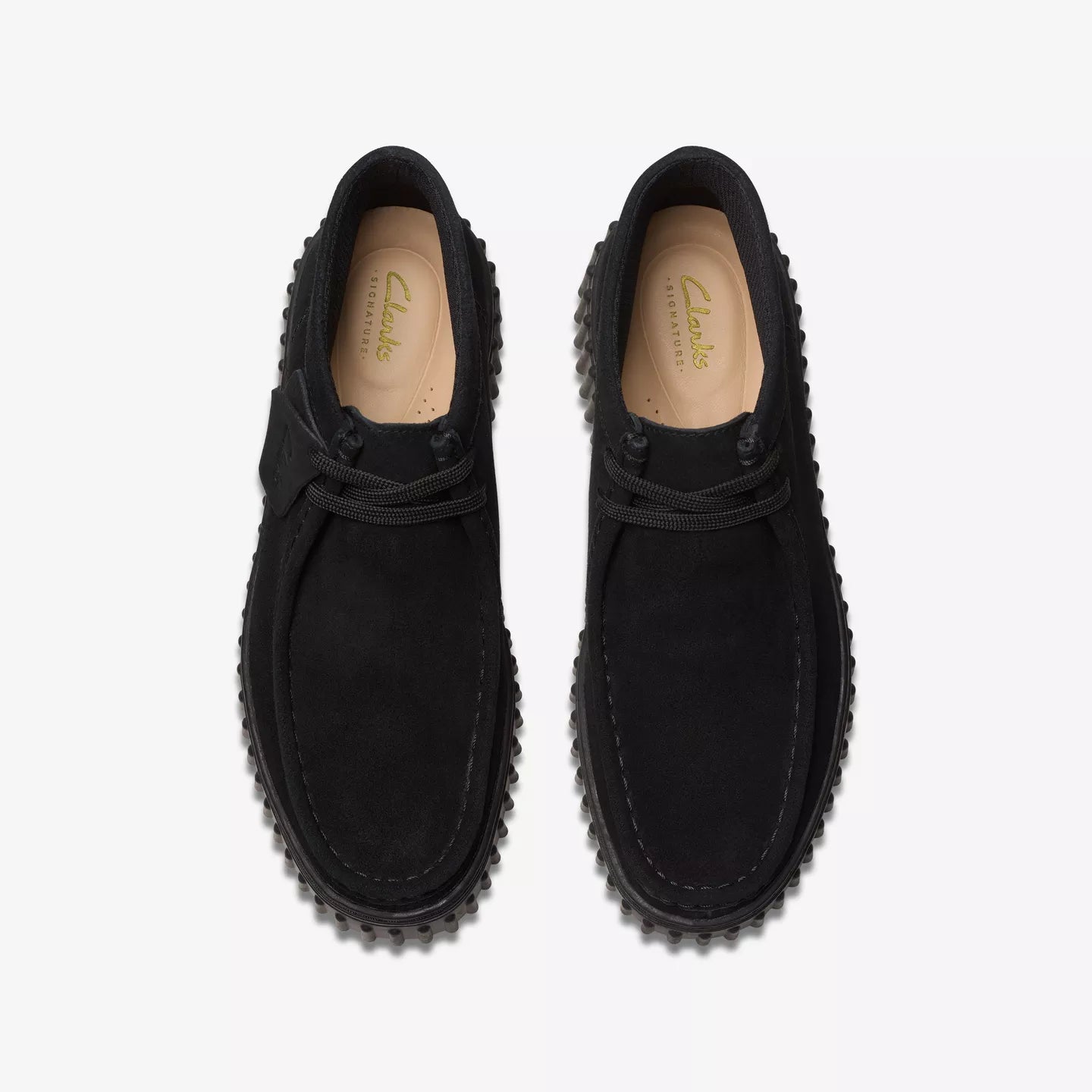 CLARKS INGEGNERE IN SUEDE NERO