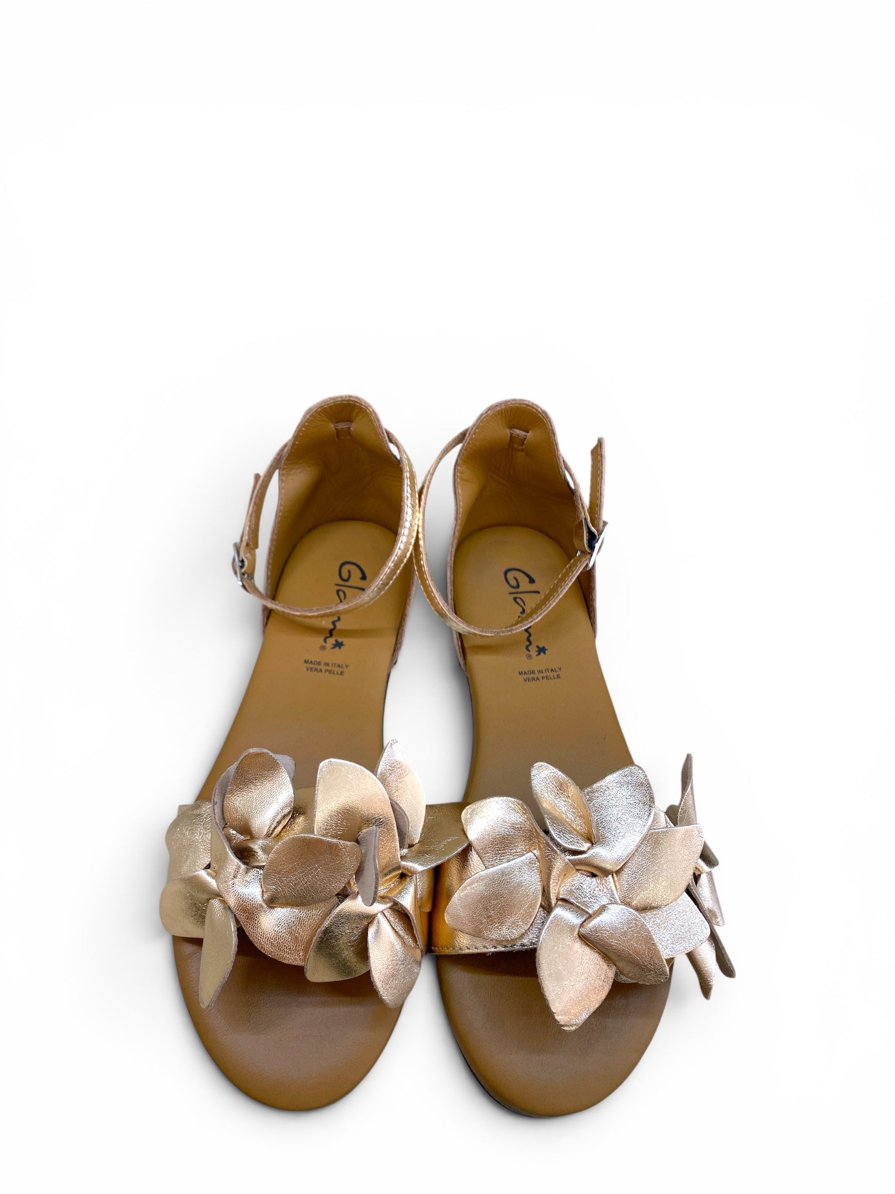GLAM SANDALO FIORE RAME