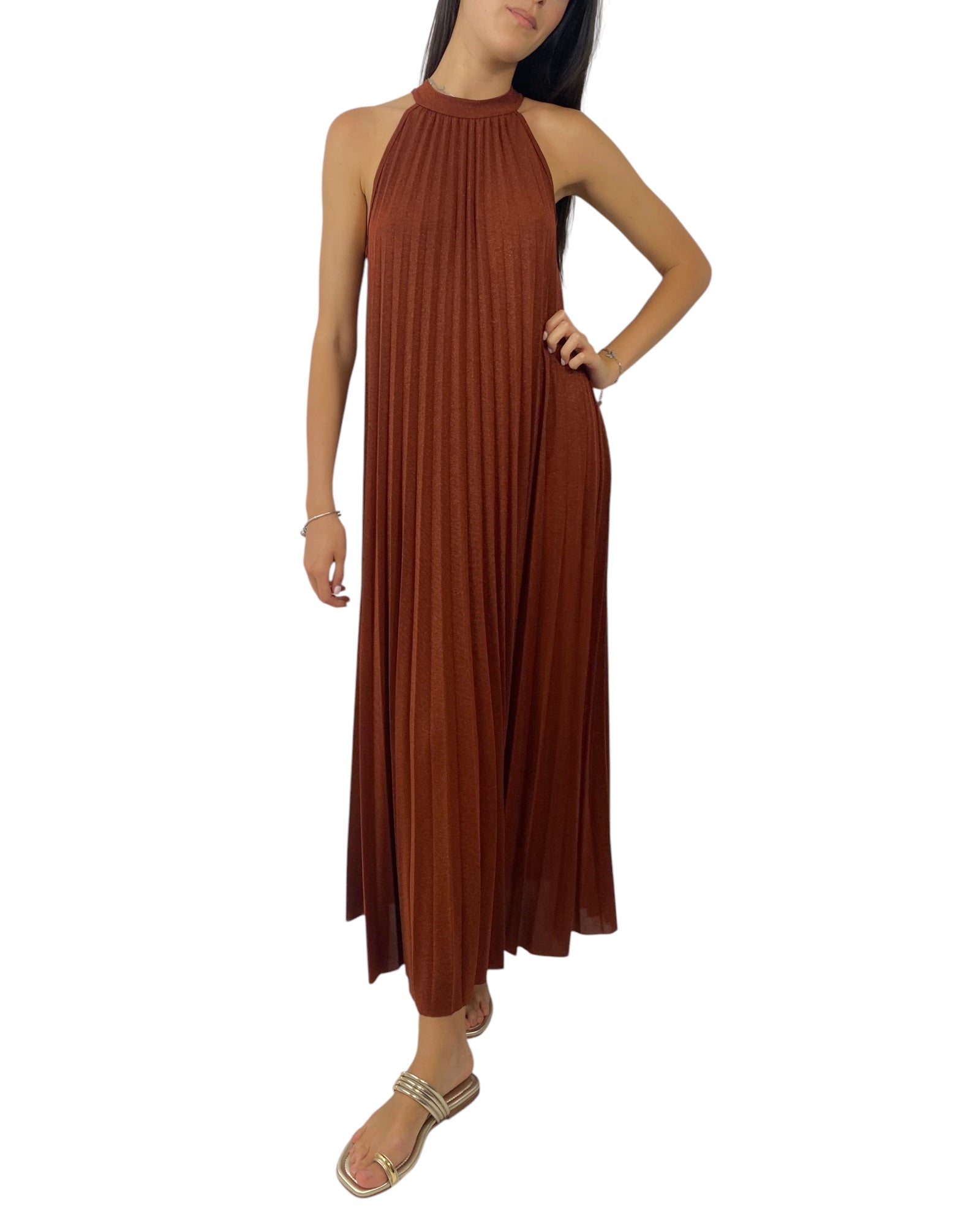 CECILE ABITO LUREX RAME SCURO