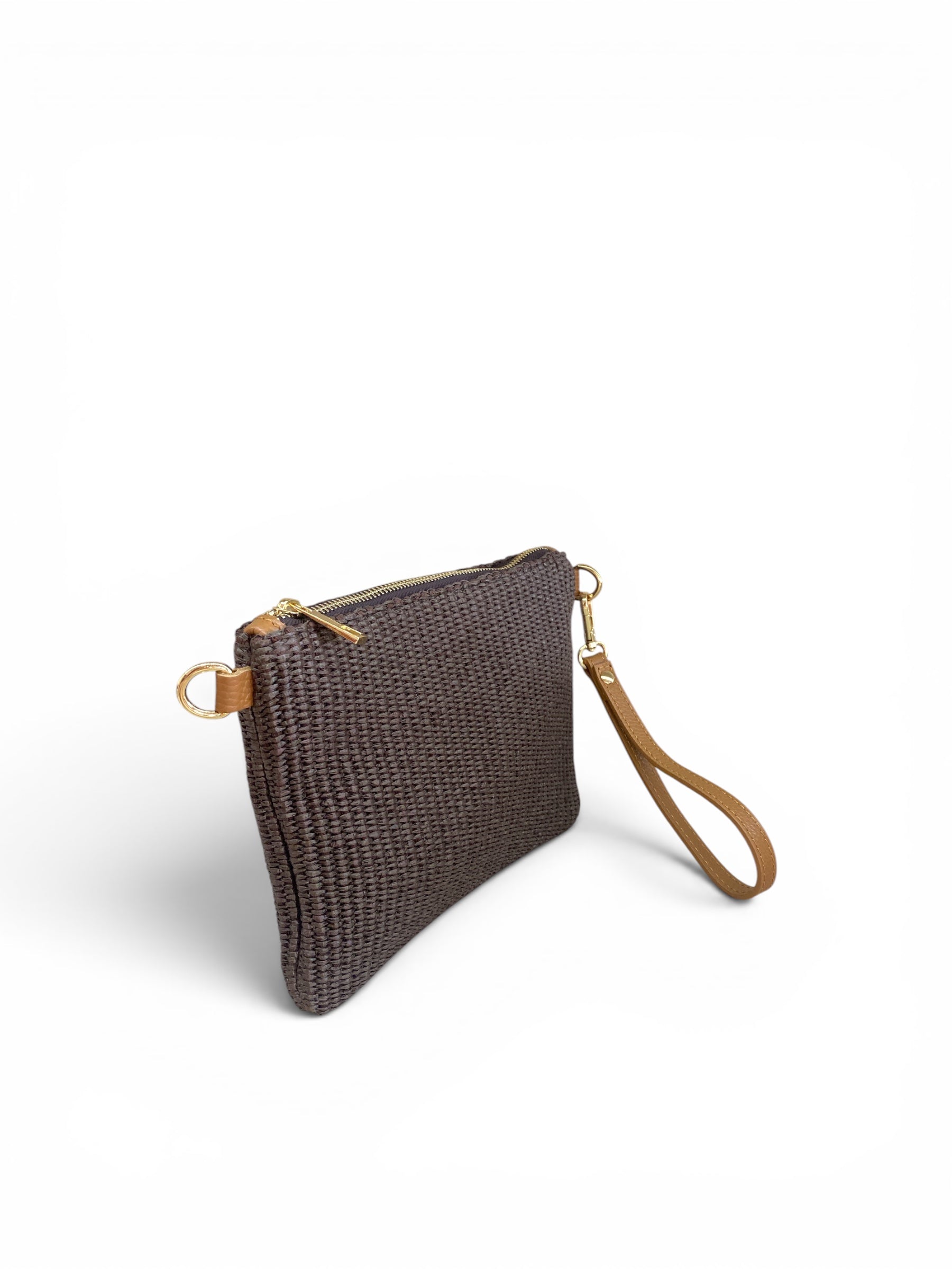 CECILE POCHETTE RAFIA MORO