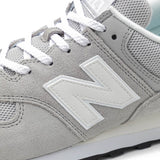 New Balance Sneakers uomo in suede grigio chiaro