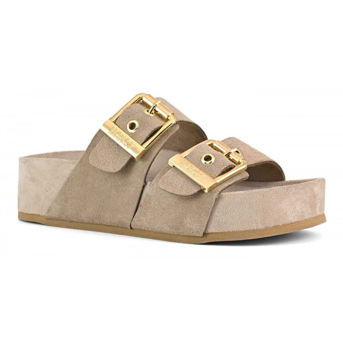 COLORS OF CALIFORNIA PLATFORM SUEDE MUD