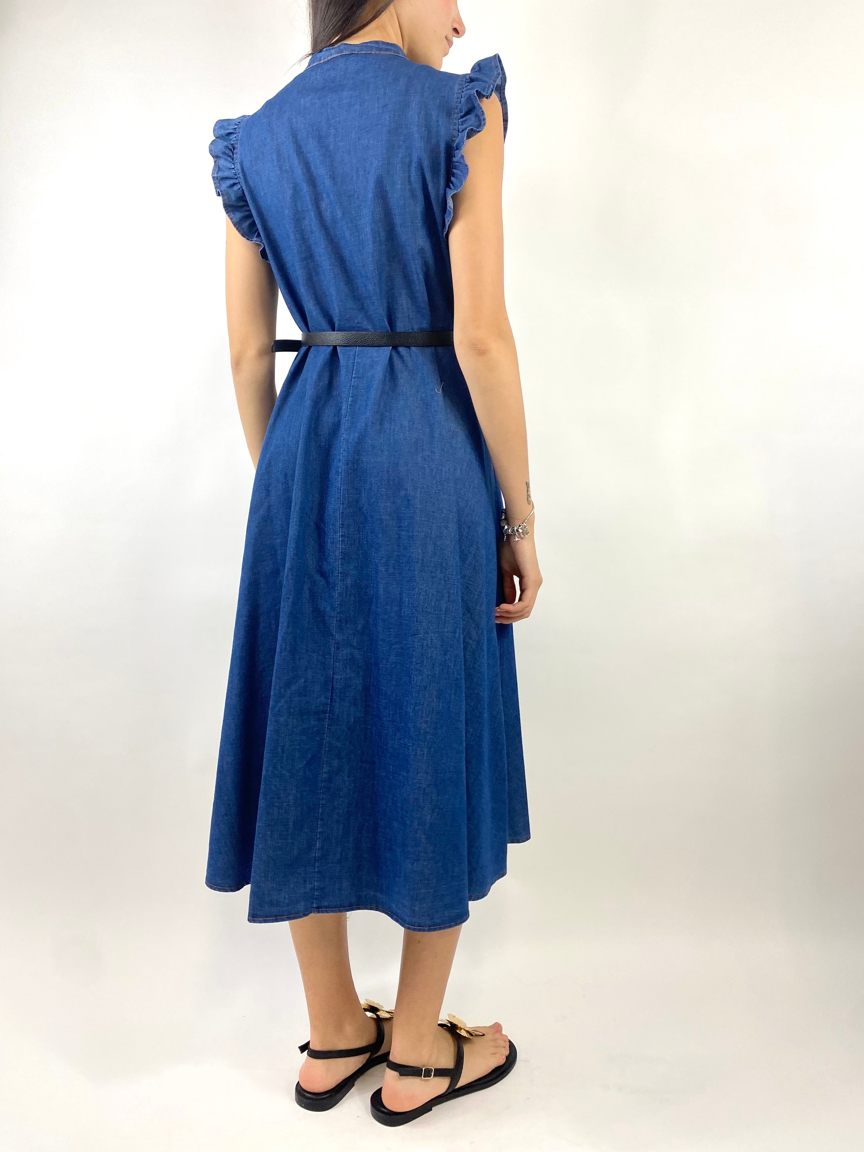 CECILE ABITO CHAMBRAY DENIM CHIARO