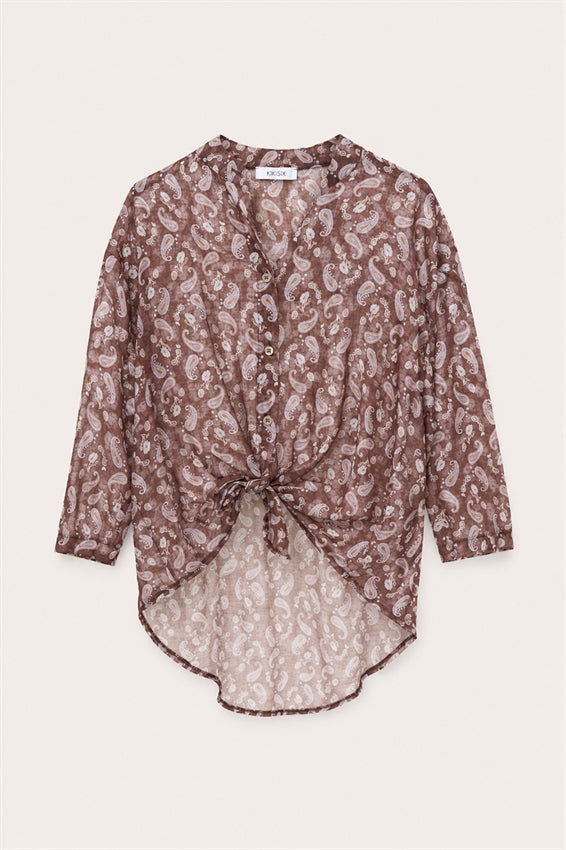 KIKISIX CAMICIA COREANA MORO
