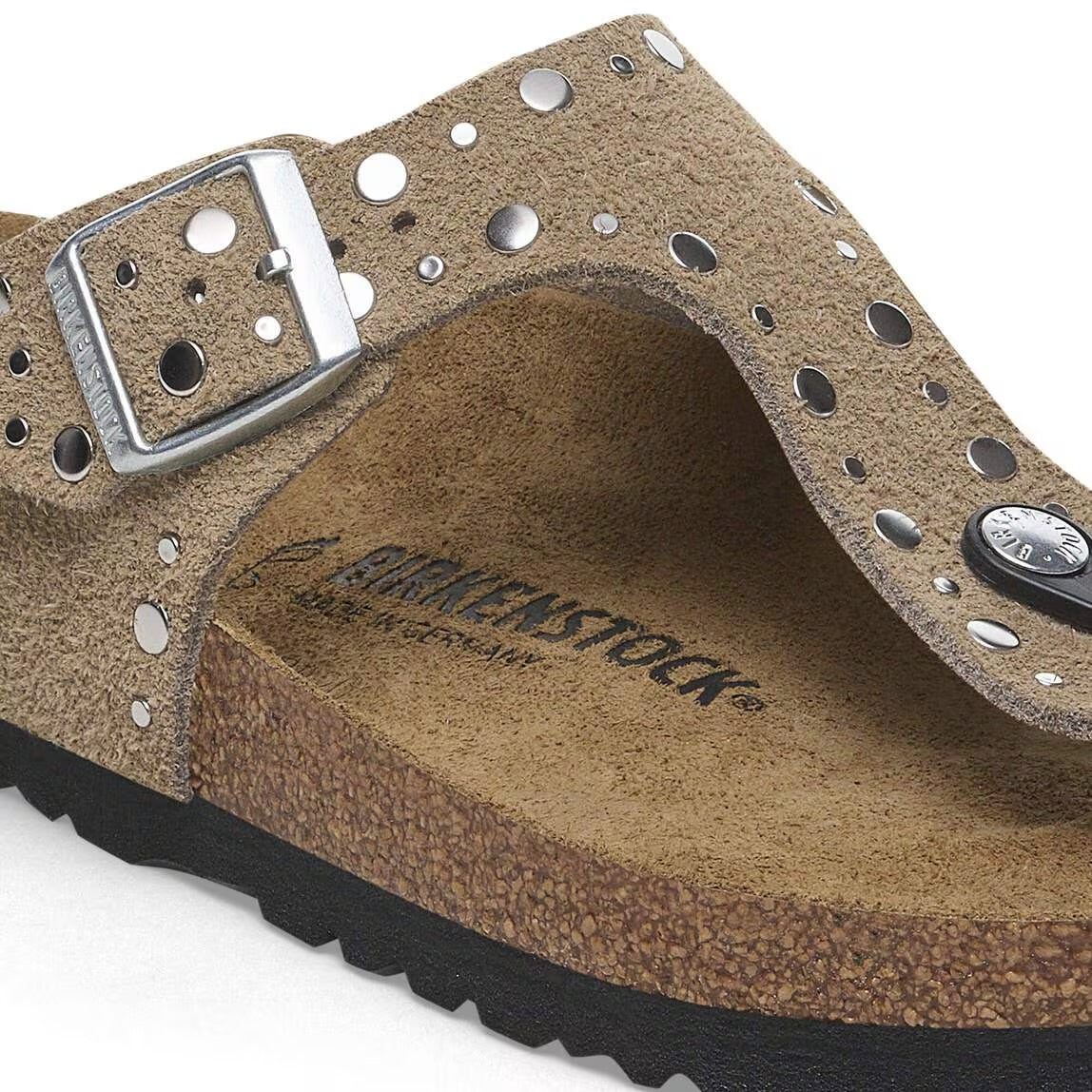 BIRKENSTOCK GIZEH RIVET TAUPE