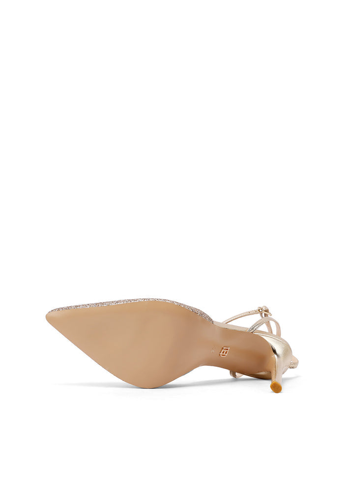 QUEEN HELENA SLINGBACK GOLD