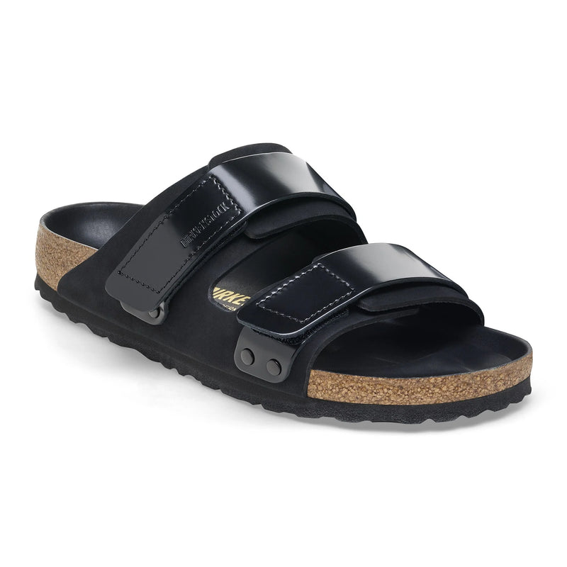 Birkenstock Ciabatta 2 fasce con velcro nero