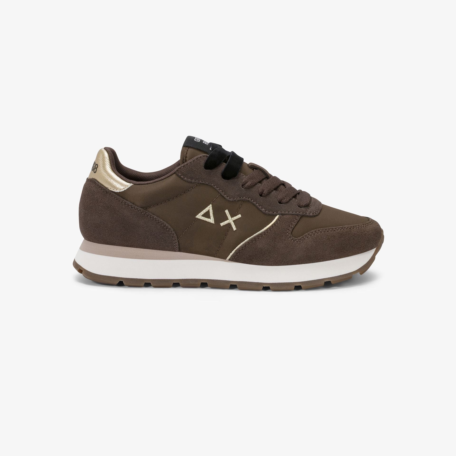 SUN68 SNEAKERS DONNA ALLY MARRONE