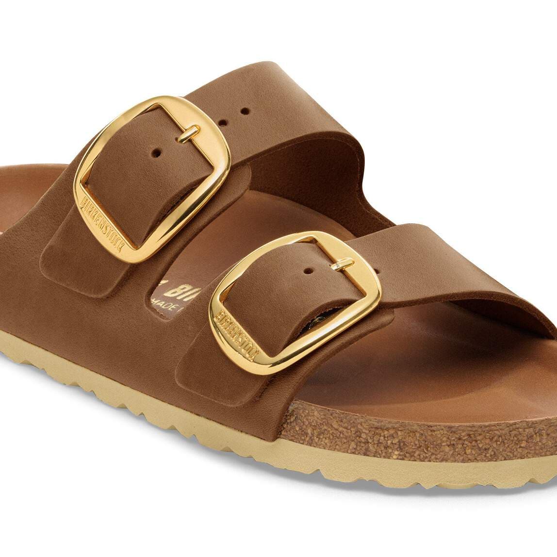 BIRKENSTOCK ARIZONA COGNAC BIG BUCKLE