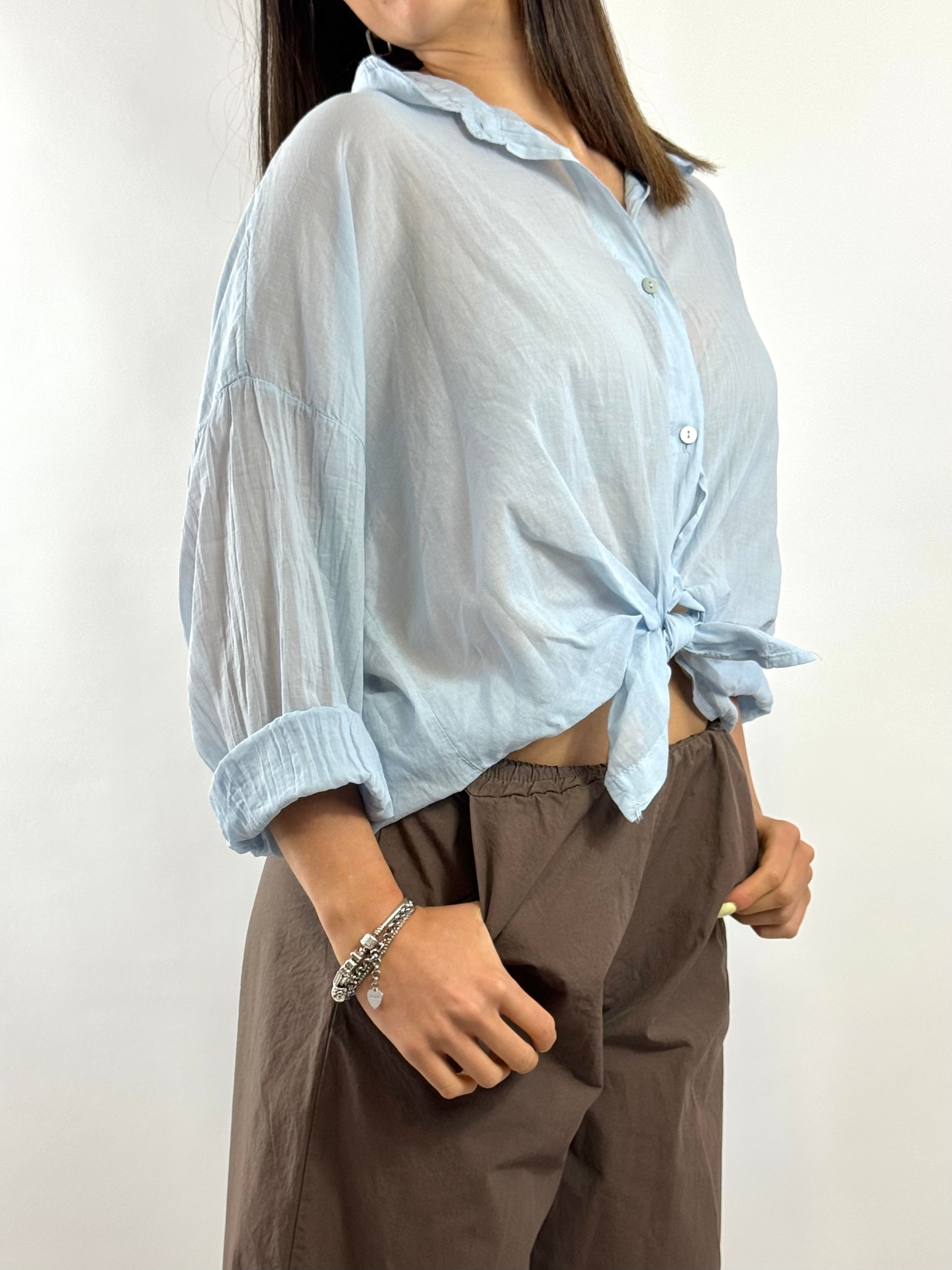 SUSY MIX CAMICIA CELESTE