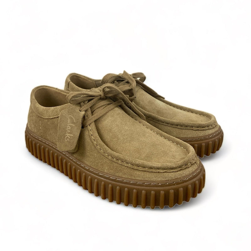 Clarks Scarpa Uomo Torhill lo in pelle scamosciata sabbia