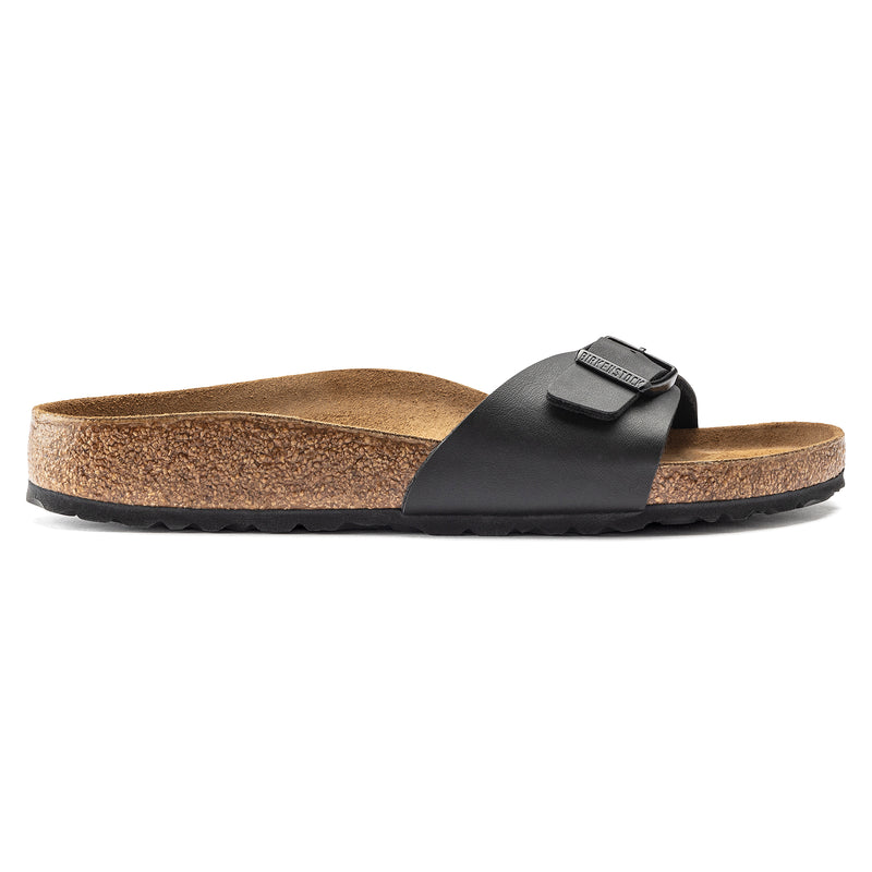 Birkenstock Ciabatta uomo birko flor una fascia con fibbietta colore nero