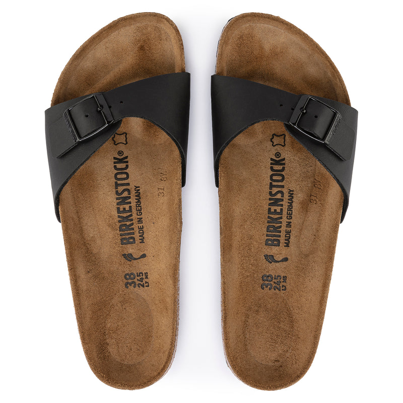 Birkenstock Ciabatta donna birko flor una fascia con fibbietta colore nero