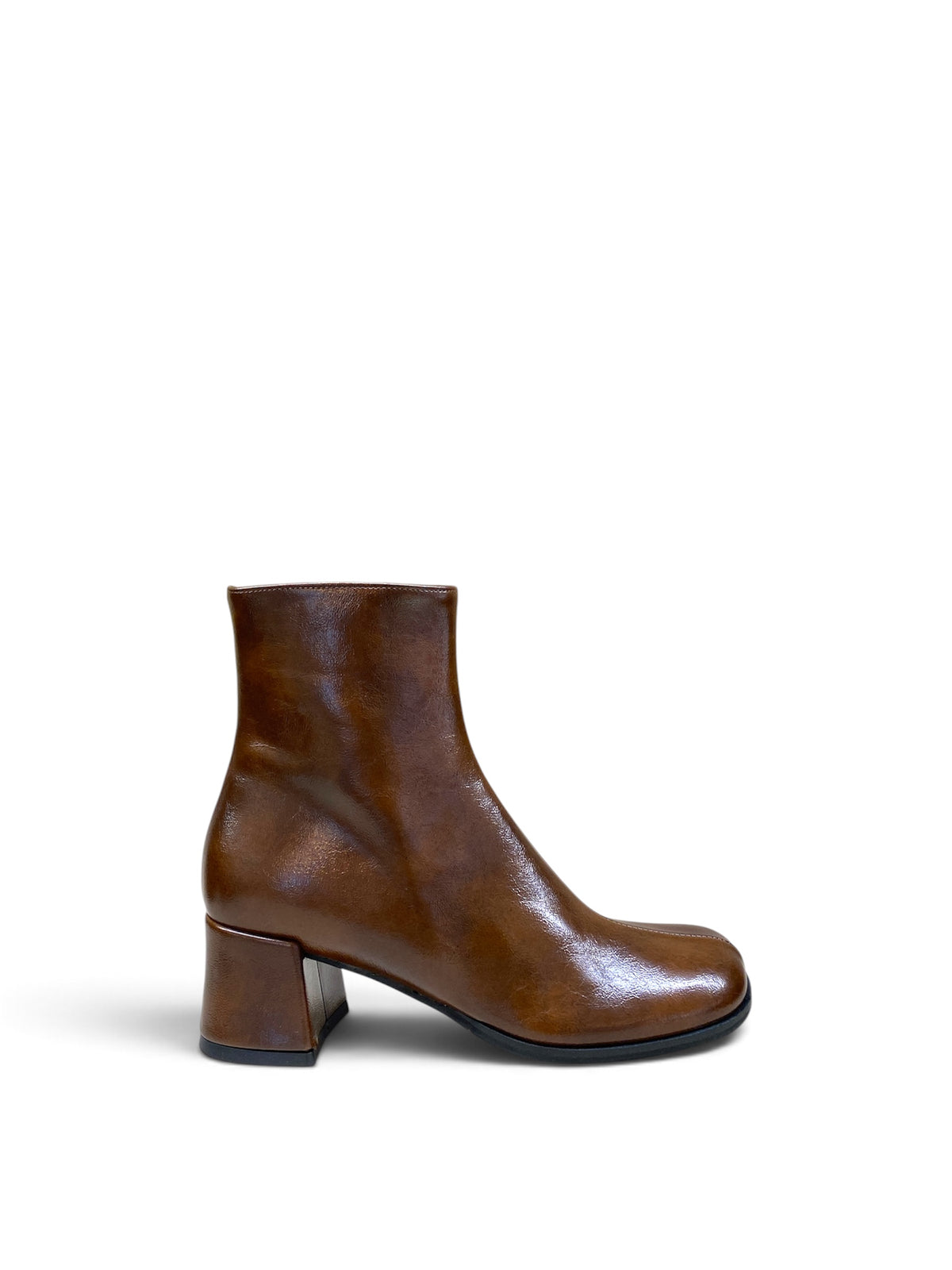BOTTEGA LOTTI STIVALETTO ECOPELLE MARRONE