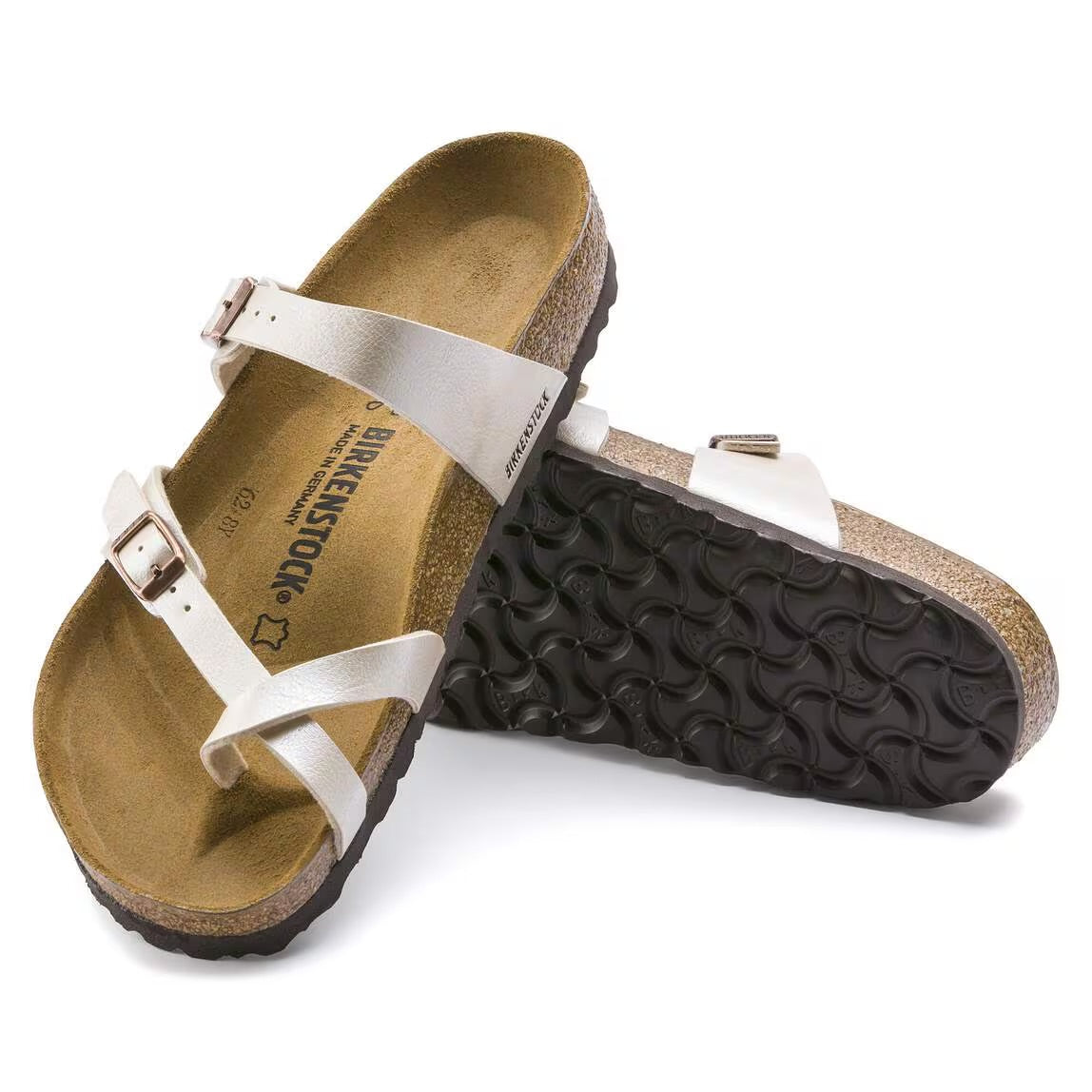 BIRKENSTOCK MAYARI GRACEFUL PEARL WHITE