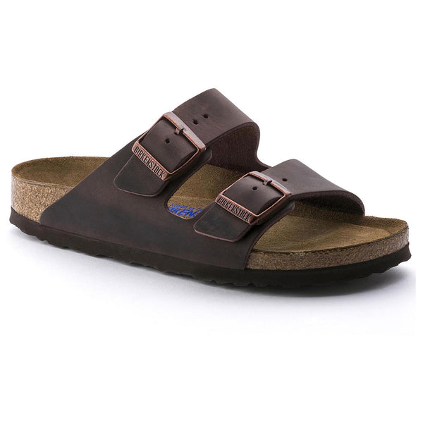 Birkenstock Ciabatta Uomo 2 fasce in pelle oliata habana