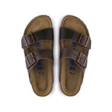 Birkenstock Ciabatta Uomo 2 fasce in pelle oliata habana