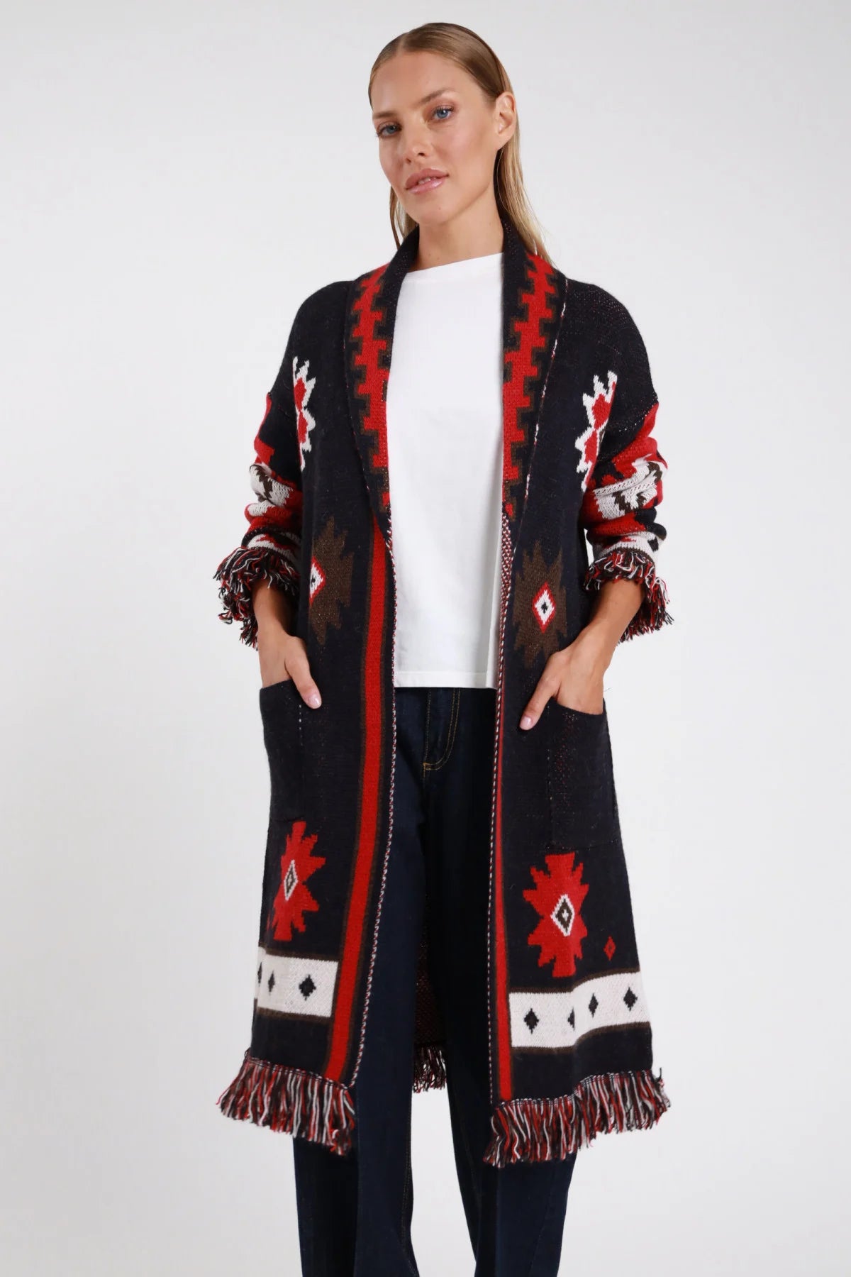 SUSY MIX CARDIGAN JACQUARD